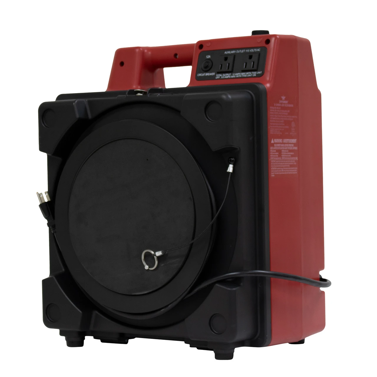 XPOWER Professional 3-Stage HEPA Mini Air Scrubber (X-2480A-Red) — product image 7