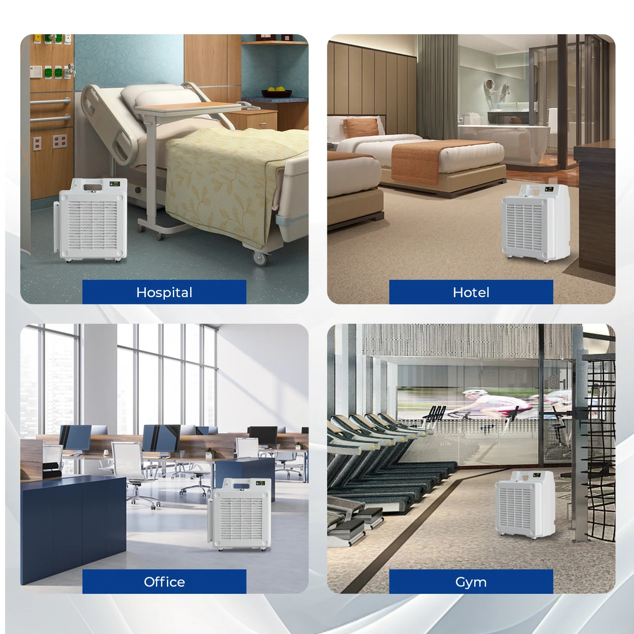 XPOWER Professional 4-Stage HEPA Mini Air Scrubber (X-2830) — product image 5