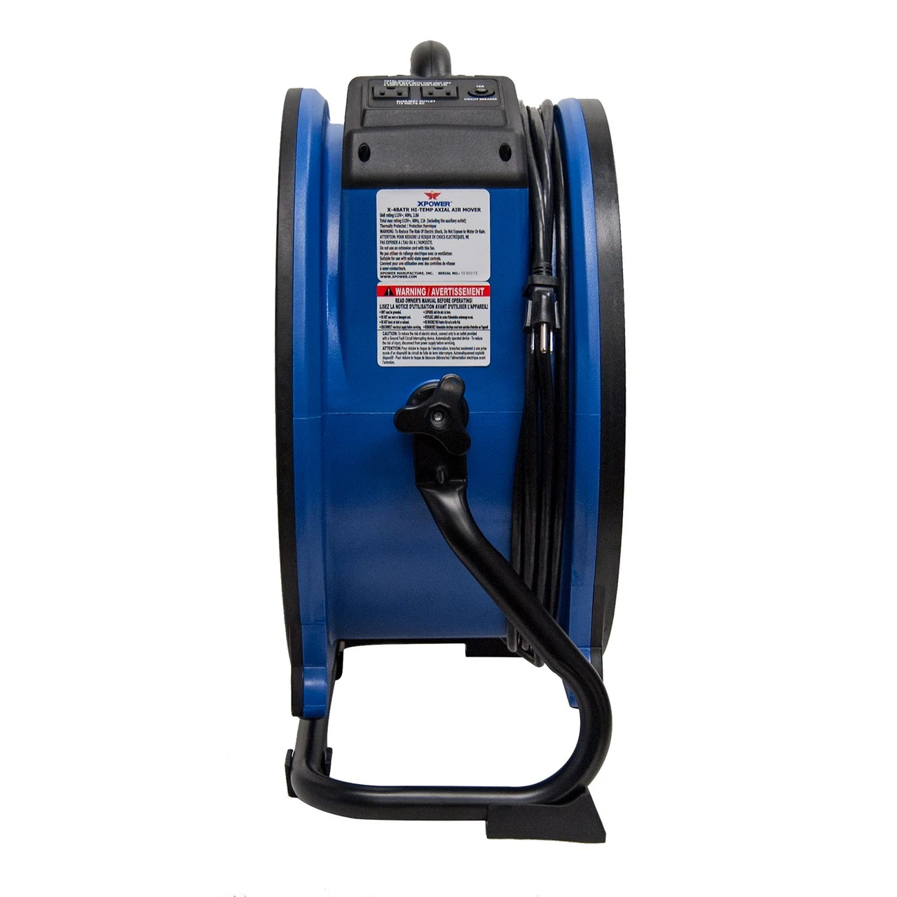 XPOWER Professional High Temperature Axial Fan 1/3 HP with Variable Speed (X-48ATR) — product image 14