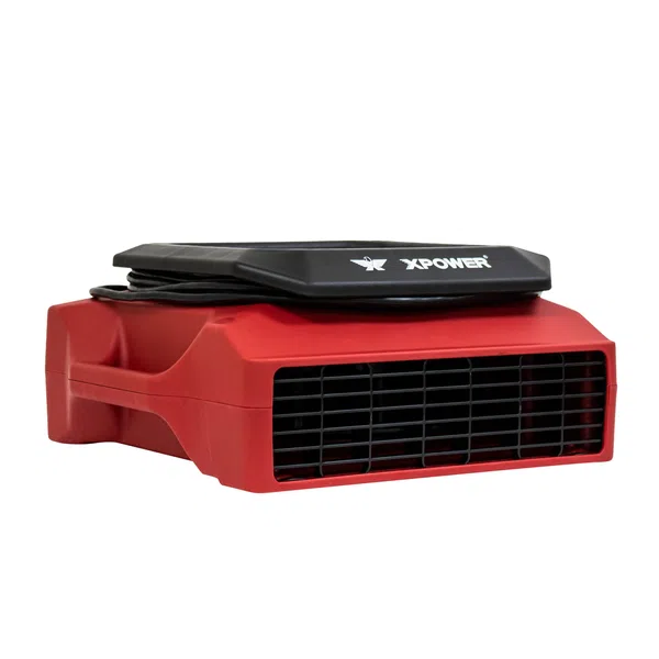 XPOWER Professional Low Profile Air Mover 1/3 HP High Velocity Fan (PL-700A-Red)