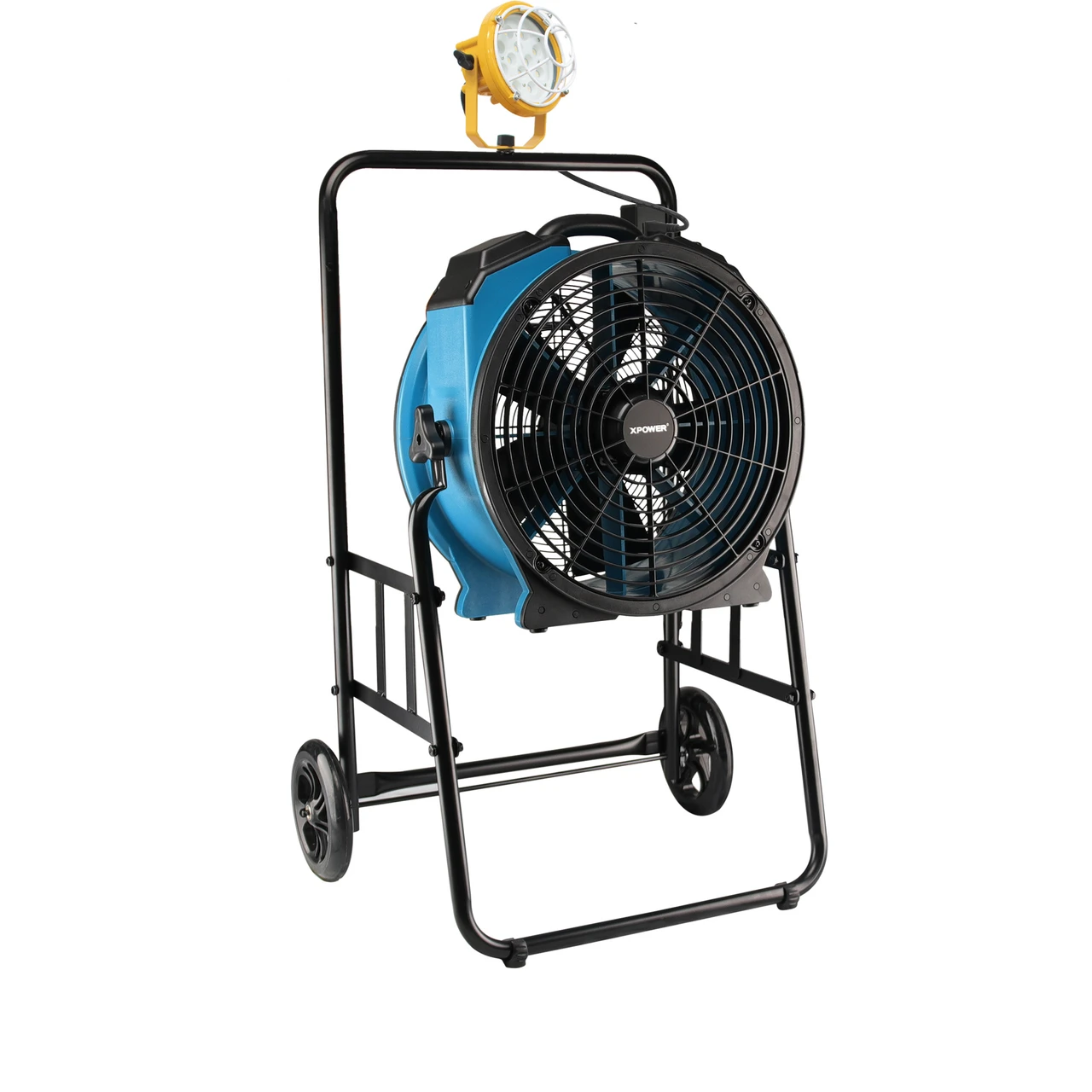 XPOWER Warehouse/Dock Cooling Fan Kit L-30 LED Spotlight (FA-420K6-Blue)
