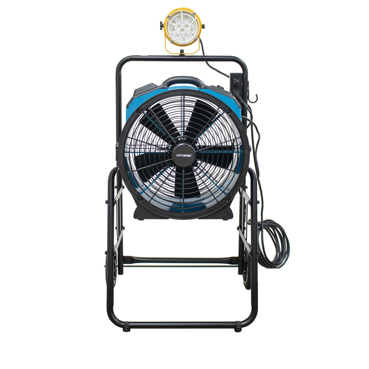 XPOWER Warehouse/Dock Cooling Fan Kit L-30 LED Spotlight (FA-420K6-Blue) — product image 4
