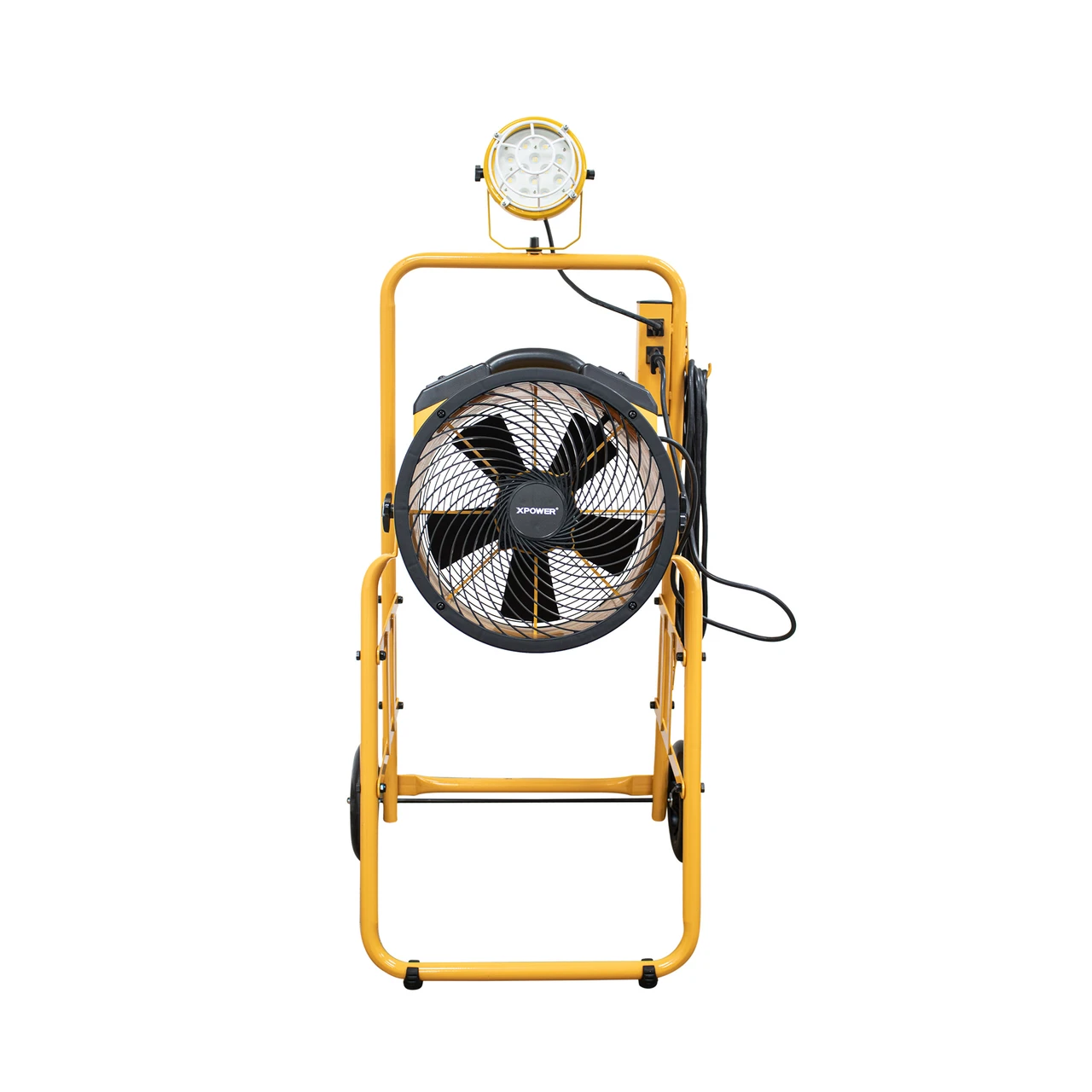 XPOWER Warehouse/Dock Cooling Fan L-30 LED 300T Mobile Trolley (FA-300K6-Yellow) — product image 5