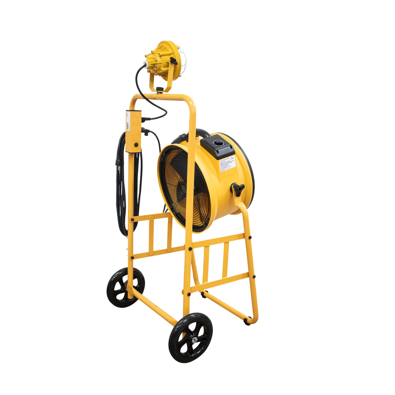 XPOWER Warehouse/Dock Cooling Fan L-30 LED 300T Mobile Trolley (FA-300K6-Yellow) — product image 11