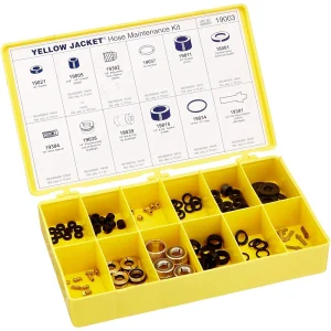 Yellow Jacket Hose Maintenance Complete Kit with SealRight Parts (19003)