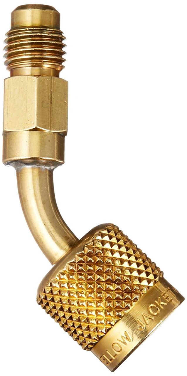 Yellow Jacket R-410A Quick Coupler 5/16" Female to 1/4" Male Flare (19173) — product image 2