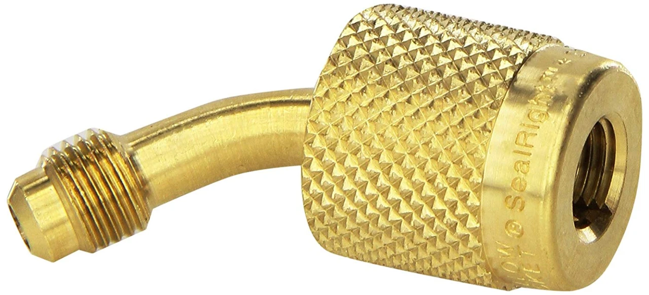 Yellow Jacket SealRight 45 Degree Quick Coupler 1/4" Male Flare (19208)