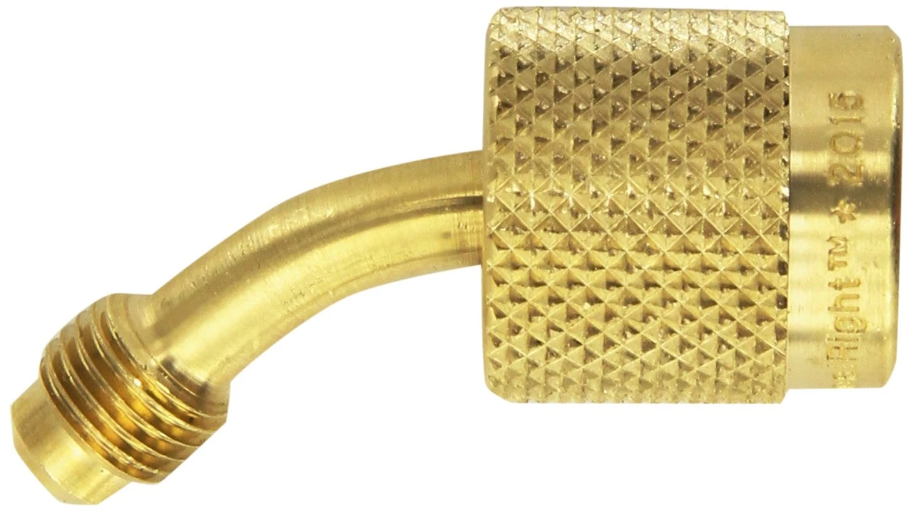 Yellow Jacket SealRight 45 Degree Quick Coupler 1/4" Male Flare (19208) — product image 2