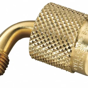 Yellow Jacket SealRight 1/4" Quick Coupler 90 Degree for HVAC (19209)