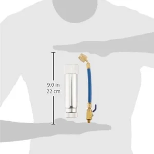 Yellow Jacket 1/4" Calibrated A/C Screw Injector with Hose for HVAC (69730)