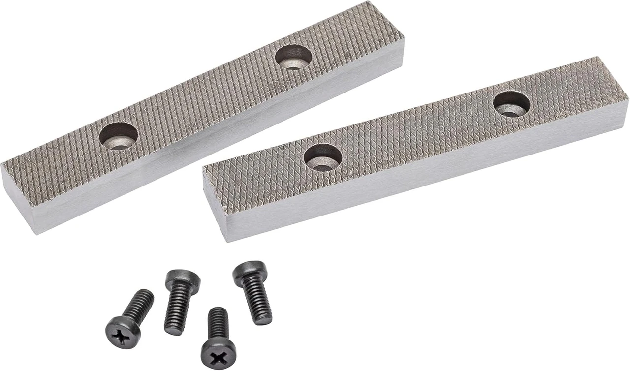 Yost 650-C-03 Replacement Serrated Jaw with Screws for Bench Vise Model 650-C (57015)