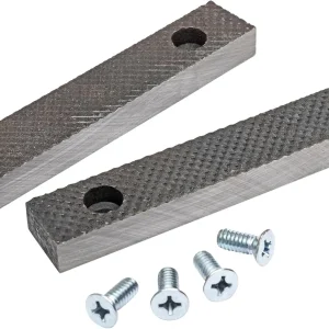 Yost 905-HV-AS-02 5 Inch Wide Replacement Serrated Jaws for Model 905-HV-AS High Visibility Vise (57027)
