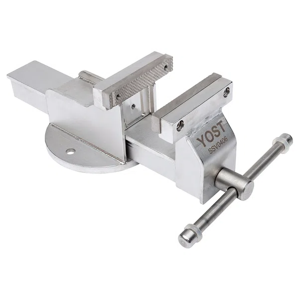 Yost Model SSV-0406N 4 Inch Stainless Steel Vise Stationary Base (56441)