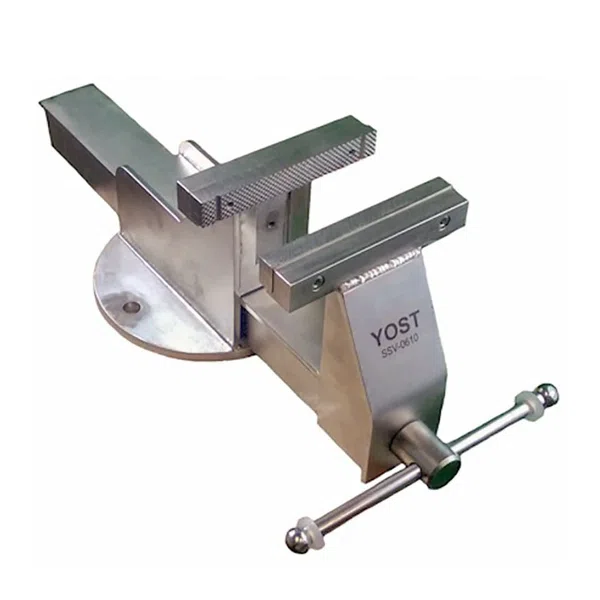 Yost Model SSV-0610N 6 Inch Stainless Steel Vise with Stationary Base (56446)