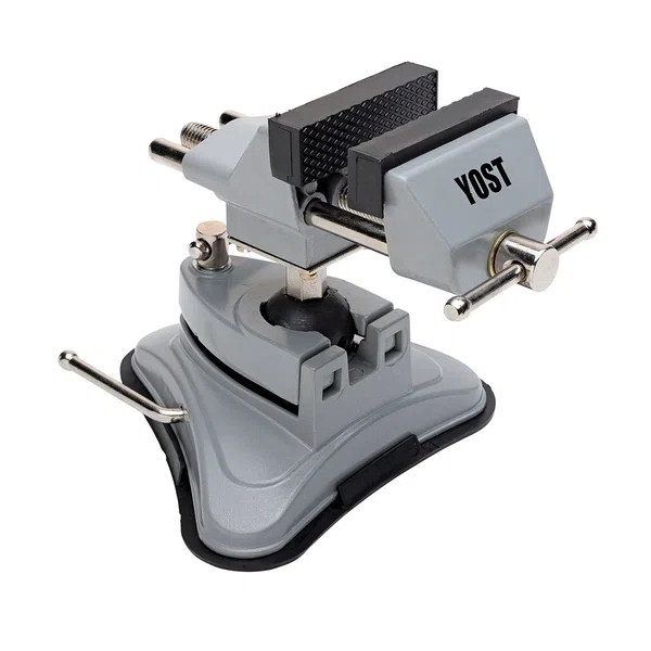 Yost Model V-275 2.75 Inch Portable Multi-Angle Pivoting Vise with Vacuum Base (56450)