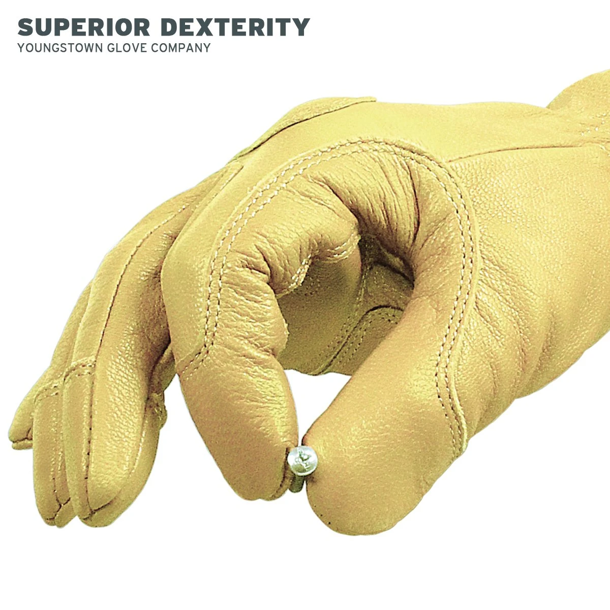 Youngstown Glove 12-3365-60-M FR Ground Glove Lined w/ Kevlar, Medium, Tan — product image 4