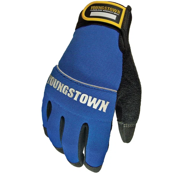 Youngstown Mechanics Plus Performance Gloves Large Blue (06-3020-60-L)