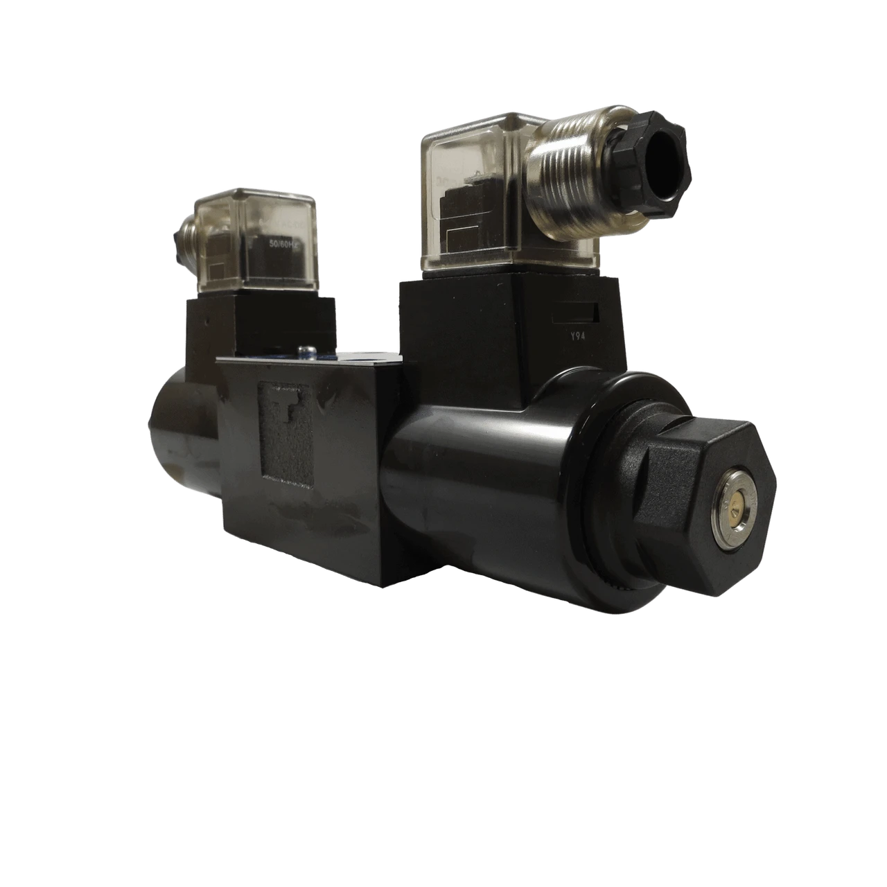 Yuken D03 Solenoid Valve, Blocked Center, 24VDC DIN (DSG-01-3C2-D24-N1-70) — product image 2