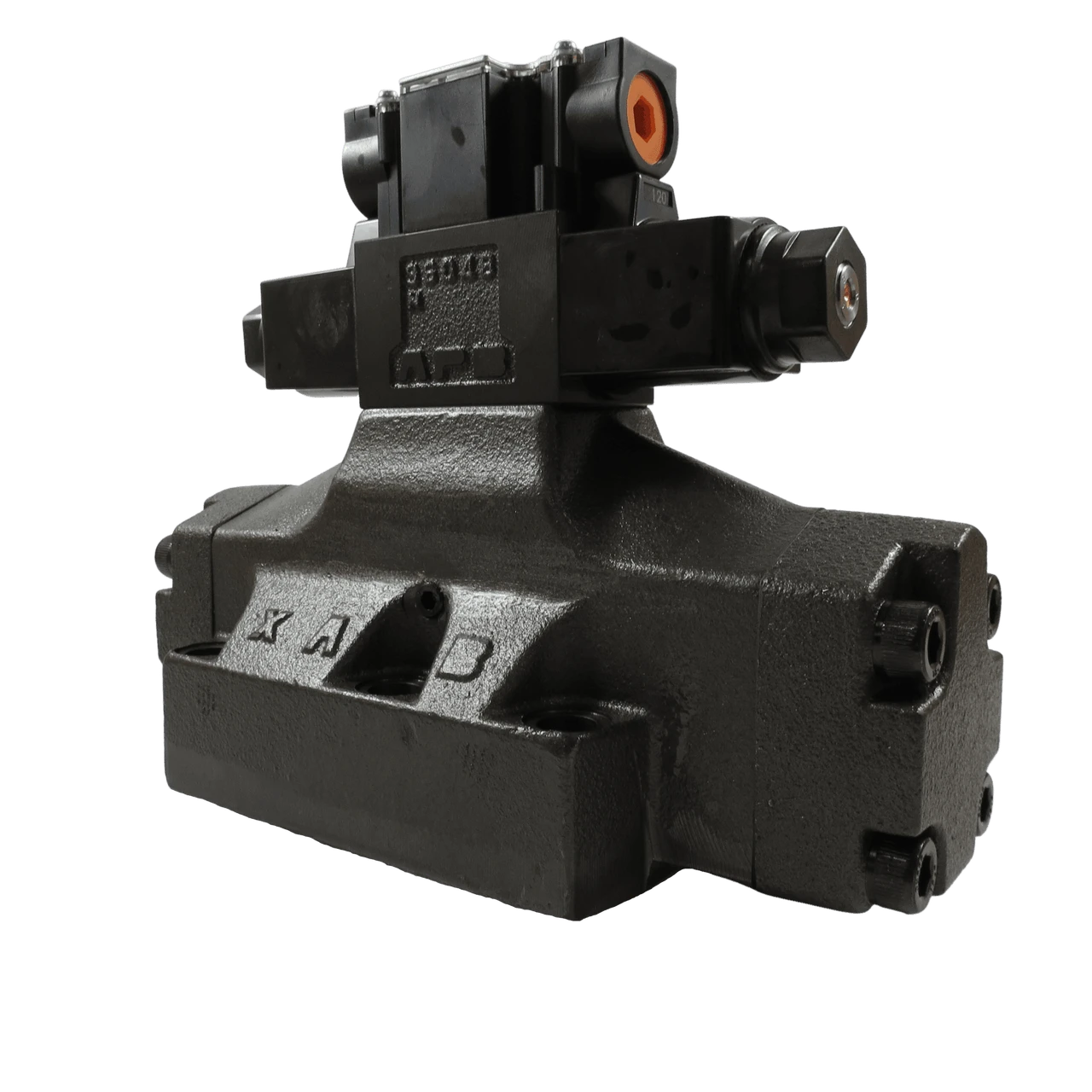 Yuken Dir. Valve Pilot Oper A&B->T, P-Blocked Center (DSHG-06-3C4-T-A120-5390)