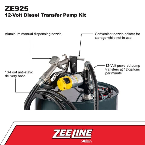 Zeeline 12 Volt Diesel Fuel Pump (12 Gpm) (ZE925) — product image 2
