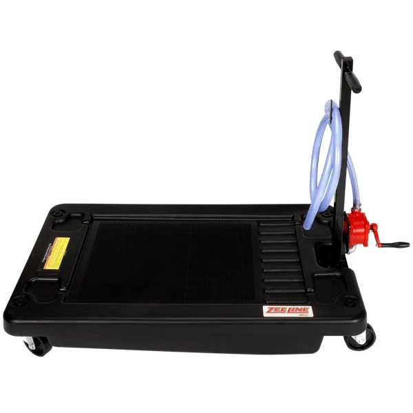 ZeeLine 17-Gallon Poly Low-Profile Oil Drain W/ Manual Pump (ZELP17-MP)