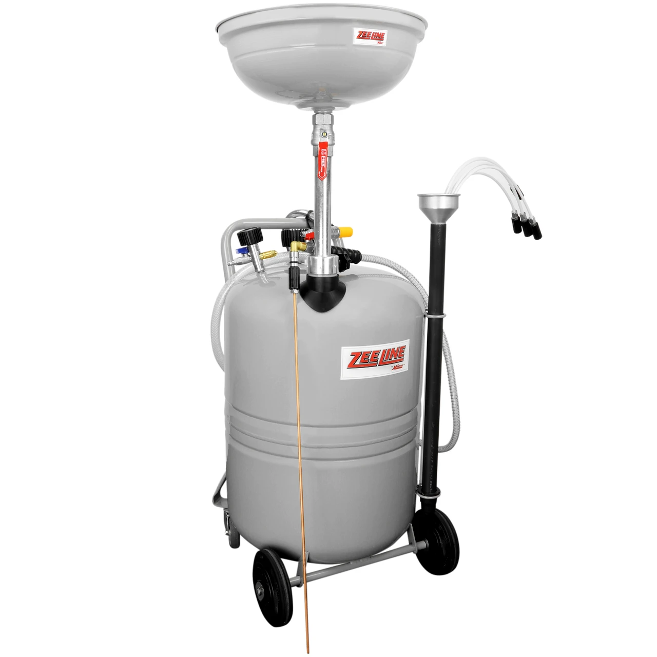 ZeeLine 21-Gallon Professional Combination Oil Drain & Fluid Evacuator (ZE21CM)