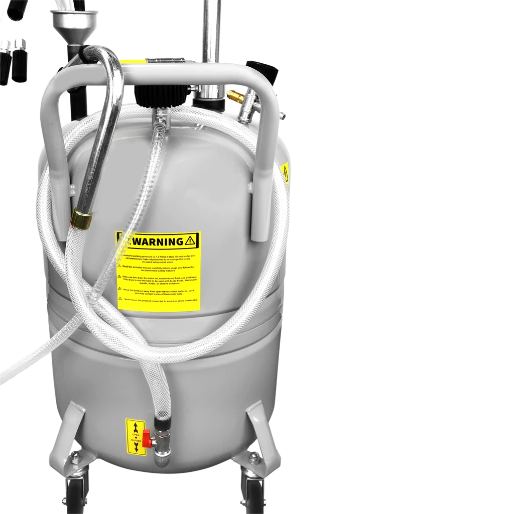ZeeLine 21-Gallon Professional Combination Oil Drain & Fluid Evacuator (ZE21CM) — product image 3