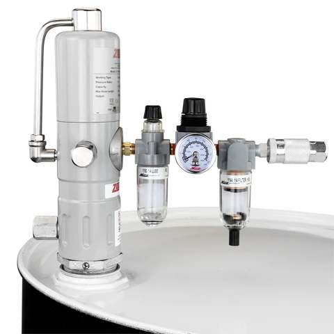 Zeeline 3:1 Pneumatic Stub Style Standard Flow Rate Piston Pump With Frl (ZE1700K)
