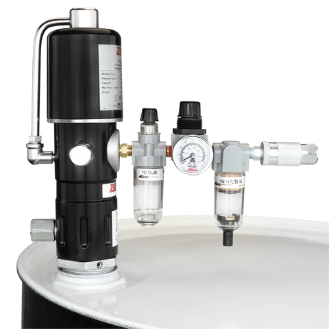 Zeeline 5:1 Pneumatic Stub Style High Flow Rate Piston Pump With Frl (Double Action) (ZE1731K)