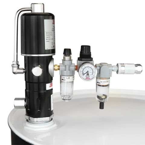Zeeline 5:1 Pneumatic Stub Style Standard Flow Rate Piston Pump With Frl (ZE1730K)