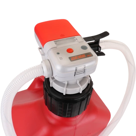 Zeeline AA Battery Powered Fuel Can Transfer Pump For Racing Style Fuel Cans (ZE1030XL)