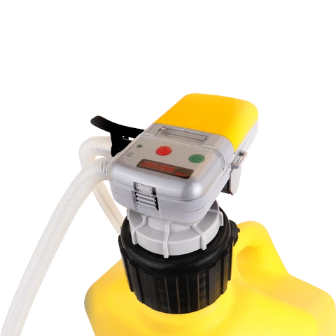 Zeeline AA Battery Powered Fuel Can Transfer Pump For Racing Style Fuel Cans (ZE1030XLD)