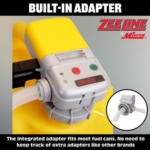 Zeeline AA Battery Powered Fuel Can Transfer Pump (ZE1030D) — product image 3