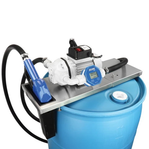 Zeeline Def Electric Pump Kit W/Stainless Steel Auto Shut-Off Nozzle And Meter (ZE9115-551)