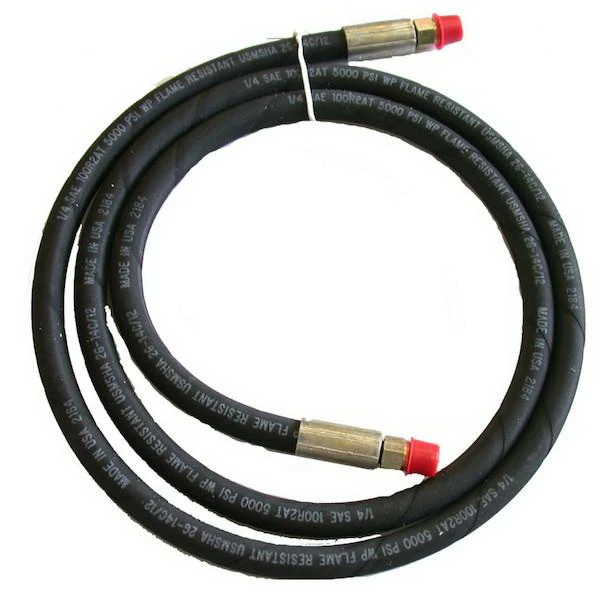 Zeeline High-Pressure Hose 1/4" I.D. X 50' Long 1/4" Npt (M) (ZE1850)
