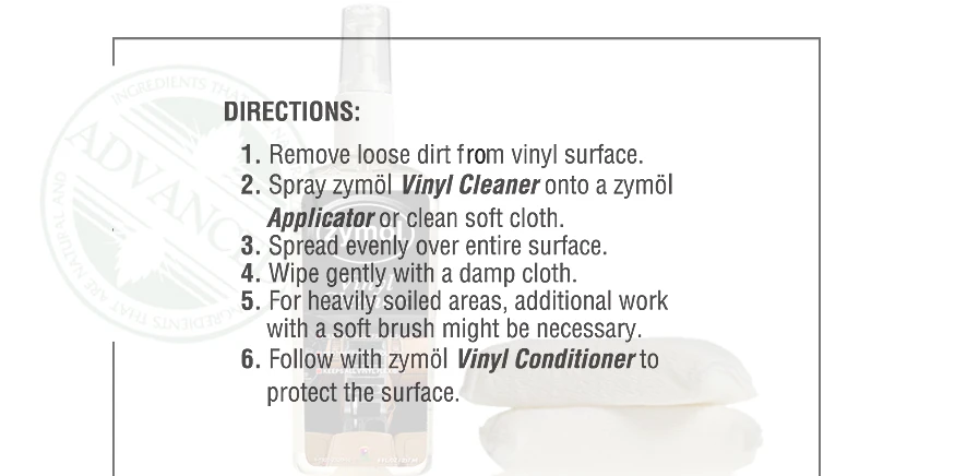 Zymol Car Vinyl Cleaner - 8 oz (CSZ520) — product image 2